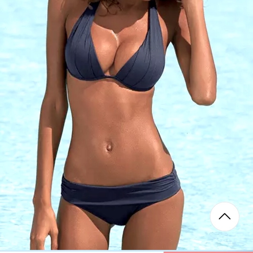 NWOT Navy Blue Bikini